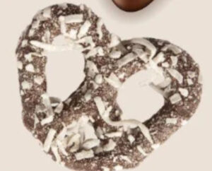 Asher Dark Chocolate Pretzel With Shredded Coconut 6 POUND BOX 93 PIECES